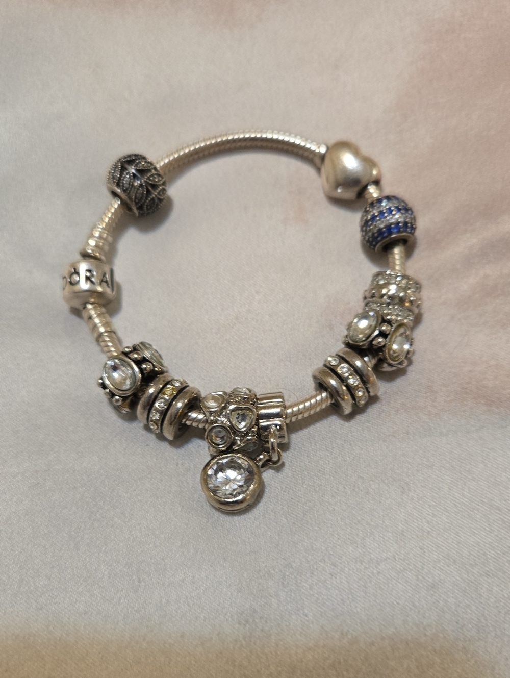 Pandora Charm Bracelet with  Charms Included